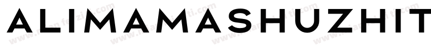 AlimamaShuzhiti Bold字体转换